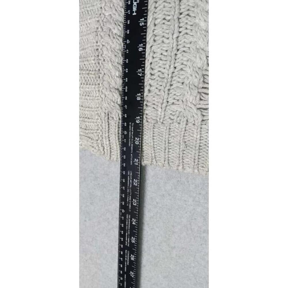 Princess Polly Crochet Open Front Cardigan Womens Size S/M Gray Mixed Knit - Picture 7 of 11